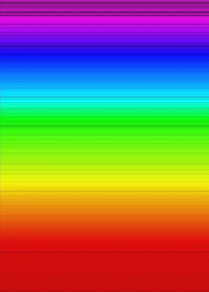 Spectrum of the sun